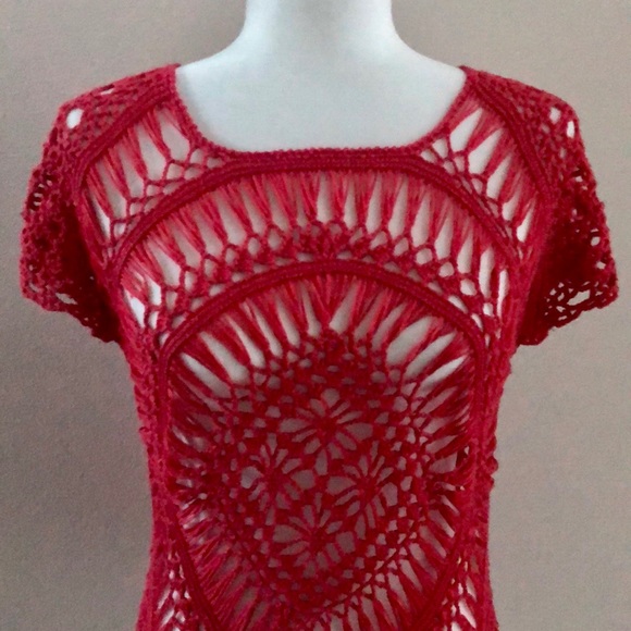 COCO ROJA acrylic loose short sleeves - Picture 4 of 7